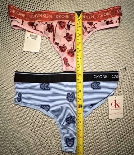 NWT Calvin Klein Women's Thong 2 Pieces, Small MSRP $42.00 Rare Designs - Picture 7 of 7