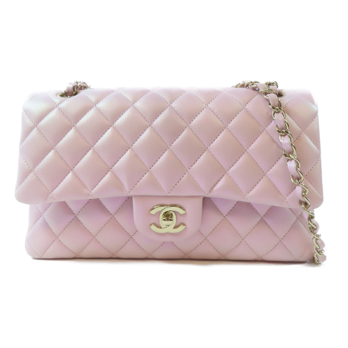 CHANEL Quilted CC GHW Classic 25 Chain Shoulder Handbag CHANEL Quilted CC GHW Classic 25 Chain Shoulder Handbag
