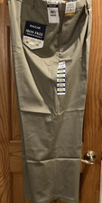 Haggar Men's Iron Free Premium Khaki Classic Fit Casual pant 48 X 29 NWT 80