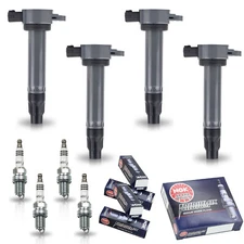 4X Ignition Coil & 4X NGK Iridium Spark Plug for 11-15 Mitsubishi RVR l4 2.0L