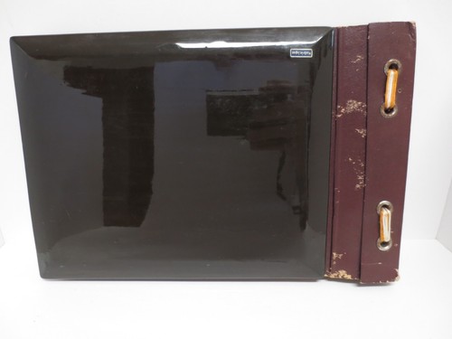 Mt Fuji Japan Lacquer Album MOP Inlay Hand Painted Wood Vtg1950's UNUSED 9.25x6 - Picture 9 of 12