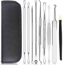 Pimple Remover Tool Kit Blackhead Acne Comedone Extractor Tools Popper Blemish