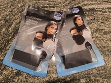 Lot of 10 Pack Mission All-Season Adjustable Gaiter Face Mask Black Unisex NEW