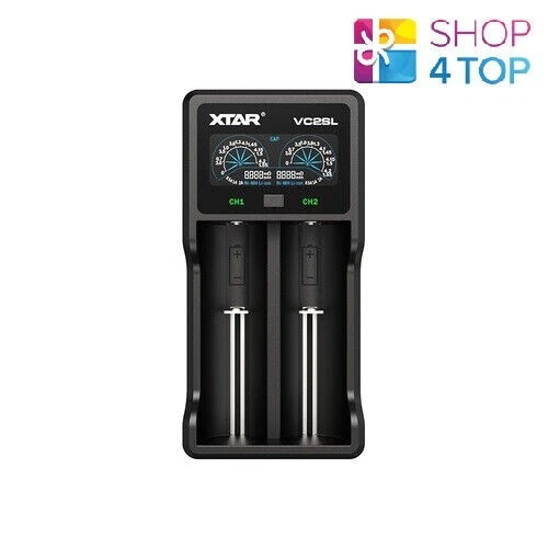 XTAR VC2SL USB Li - Ion Ni - MH Battery Charger Colorful VA LCD Screen Type-C - Picture 1 of 4