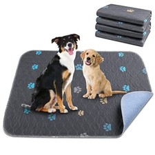 2 Pack Quick Dry Washable Puppy Trainig Pads Reusable Absorbent Dog Pee Mats