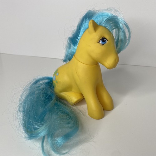 my little pony blue with yellow hair