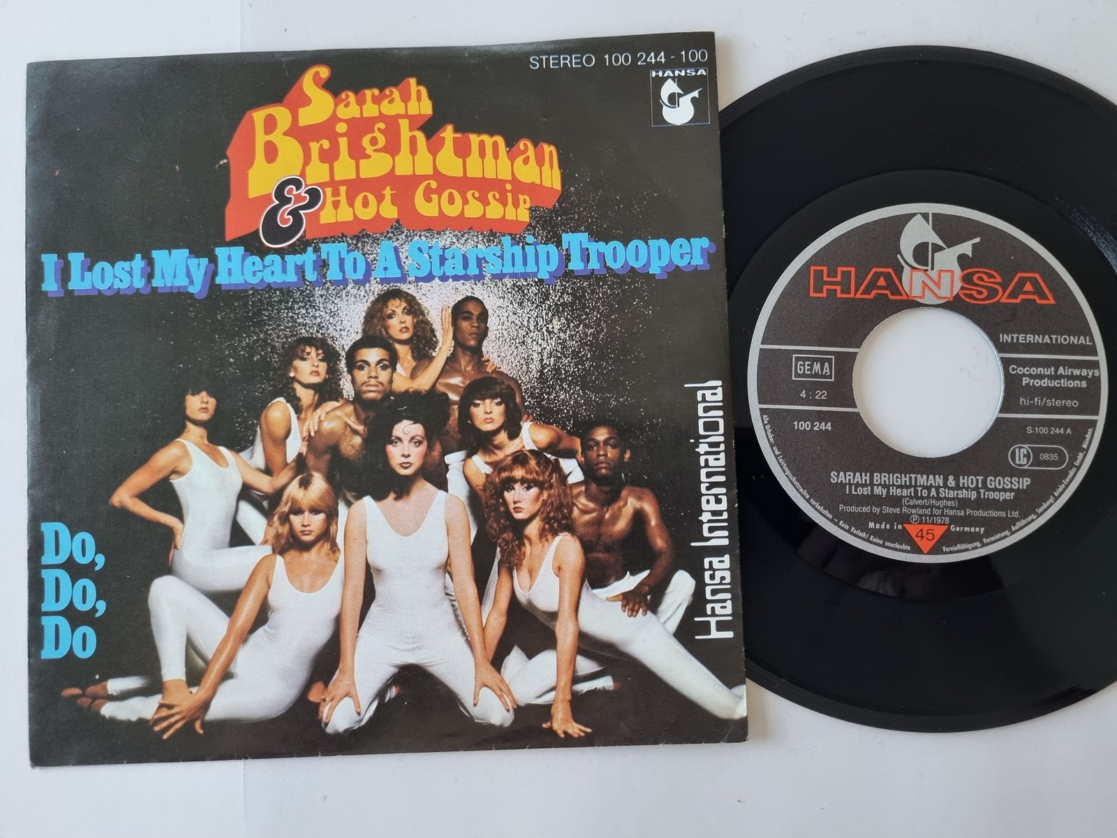 Sarah Brightman - I Lost My Heart To A Starship Trooper 7'' Vinyl Germany