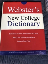Webster's New College Dictionary by Agnes (2007, Hardcover)