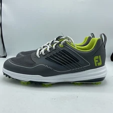 FootJoy FJ Mens Fury Size Size 8 Gray Green Leather Mesh Spiked Golf Shoes 51102