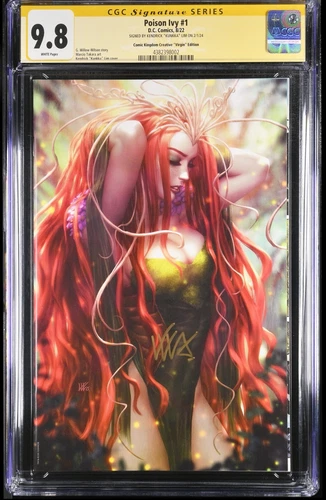 POISON IVY #1 - KENDRICK KUNKKA LIM VIRGIN VARIANT SIGNED CGC 9.8