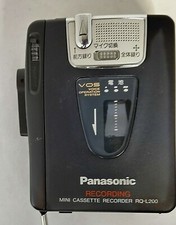 Panasonic Mini Cassette Recorder RO-L20, Pocket Sizu, Black, from japan 0103