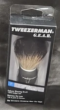 Tweezerman Guys G.E.A.R. Deluxe 100% Soft Badger Hair Shaving Brush