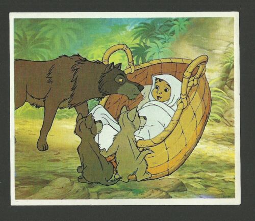 Il libro della giungla Walt Disney carta rara 1967 Belgio #2 uomo cucciolo BHOF - Foto 1 di 1