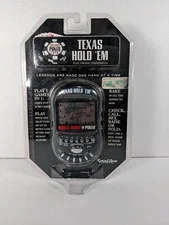 World Series of Poker Texas Hold 'Em Handheld Electronic Game 399N-BLK-CS
