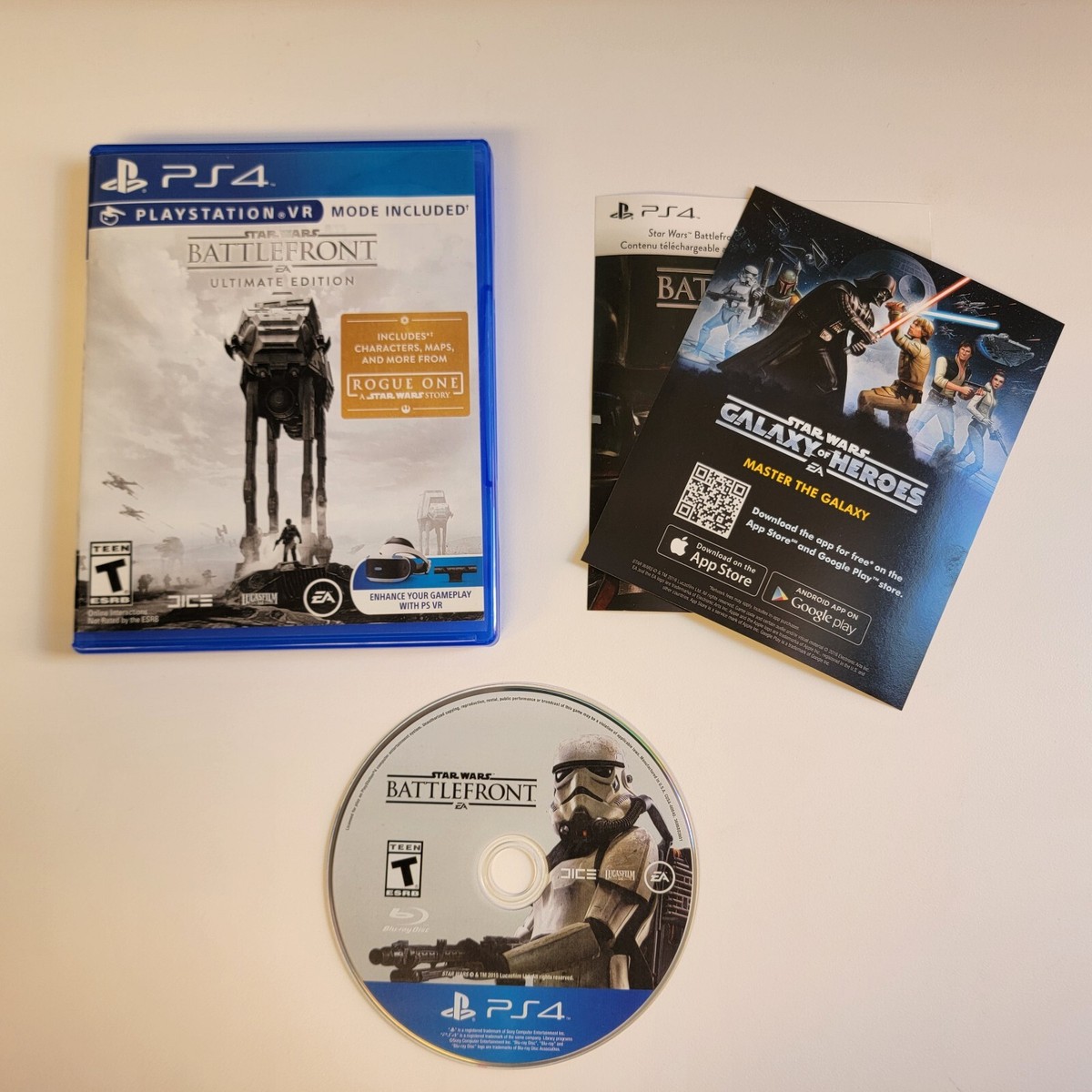 Star Wars Battlefront: Ultimate Edition (PlayStation 4, 2016) - No 