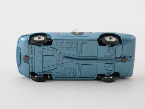 Corgi n° 318 Lotus Elan S2 cabriolet Esso #7 rare 1/43 - Imagen 9 de 9
