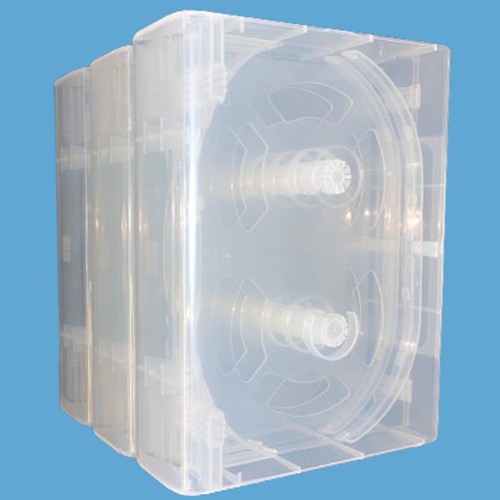 3 x 24 Way Clear Megapack DVD 49mm [24 Discs] New Empty Replacement Scanavo Case - Afbeelding 10 van 12