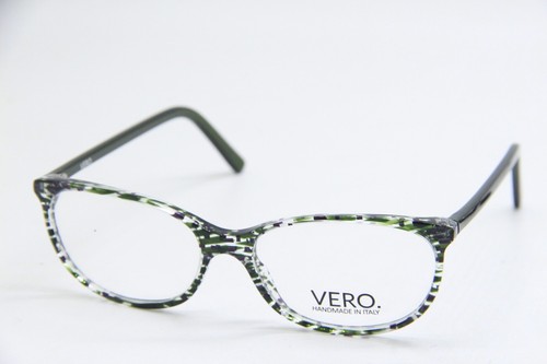 VERO. MOD. 102 GRN GREEN CLEAR BLACK AUTHENTIC FRAMES EYEGLASSES 52-15