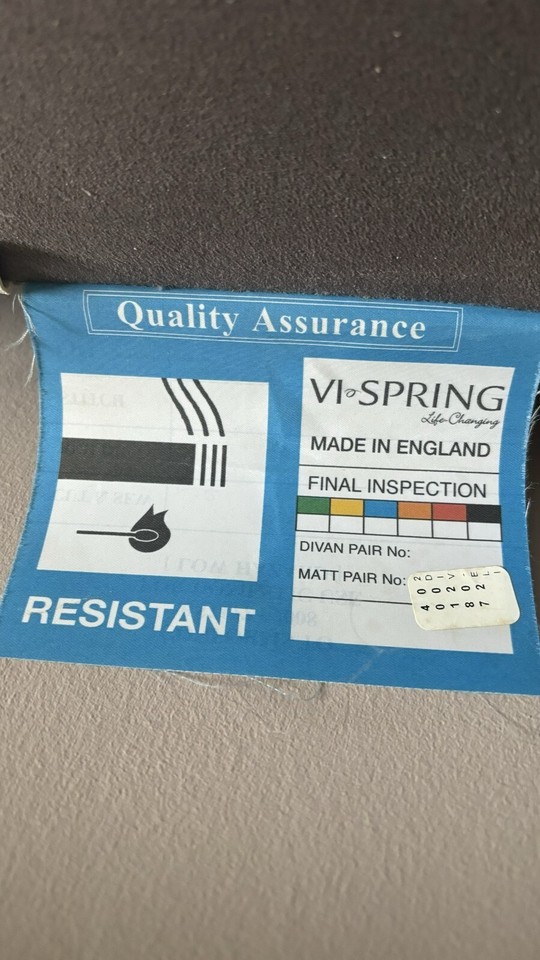 V Spring Deluxe Super King Divan Bed Base eBay