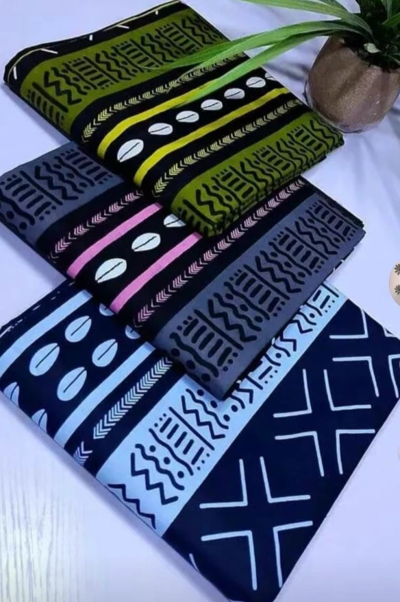 ankara fabric 6 yards 100 cotton new, very durable ,nice designs, and unique - Image 2 of 4