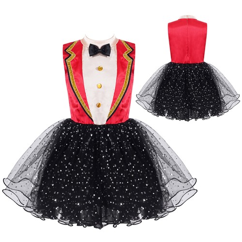 Kids Girls Bavarian Oktoberfest Costume Maid Dirndl Dress Cosplay Dress Up - Picture 35 of 36