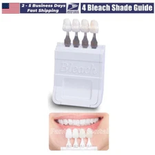 Dental Bleach Shade Guide BL1 4Colors Bleached Chart Teeth Based Vita US STOCK