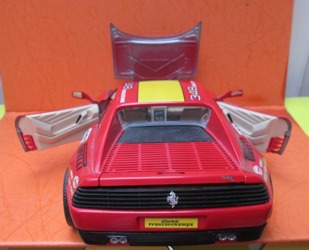 ミニカー burago 1/18 FERRARI  348tb EVOLUZIONE FERRARI 348.TB EVOLUTZIONE RACECAR #177 1:18 by BURAGO RARE