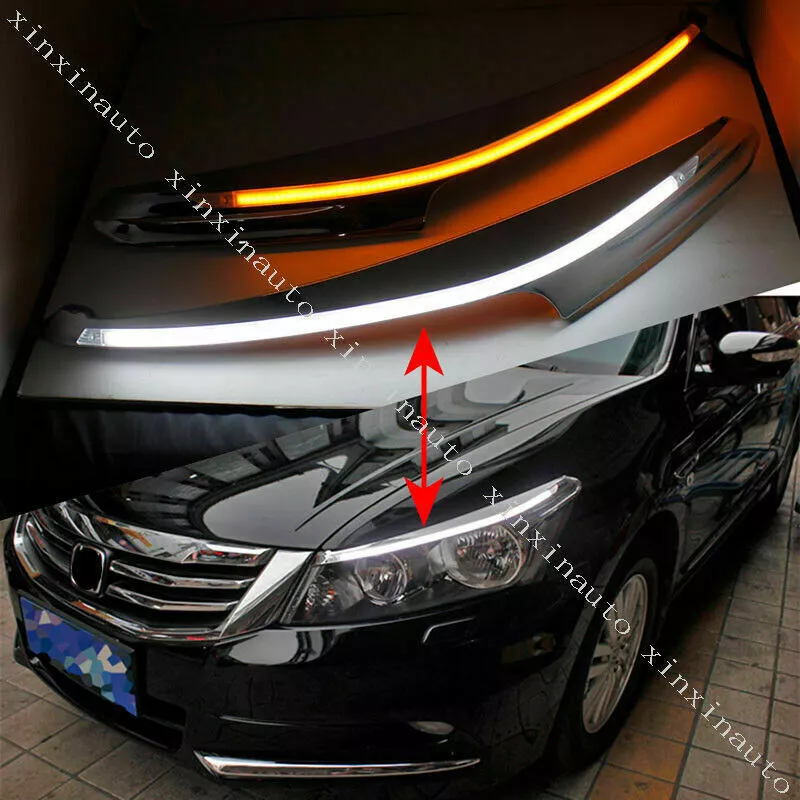 LED Headlight DRL Daytime Running Light Turn Signal For Honda