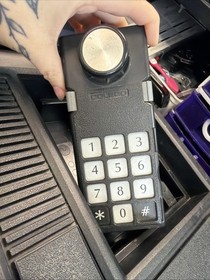 Coleco Vision Two Controller Video Game System Console, all black (not tested)