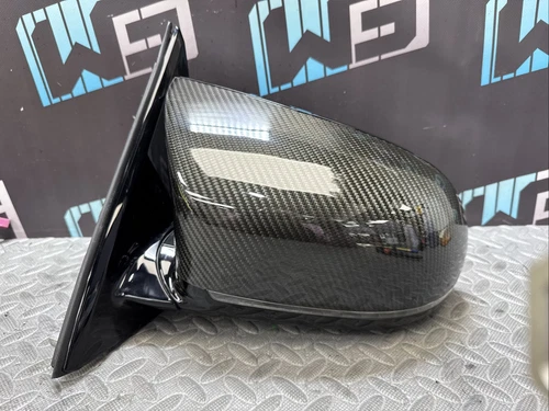 2014-2018 BMW X5M F85 F15 X5 DOOR MIRROR CARBON LEFT DRIVER SURROUND VIEW CAMERA