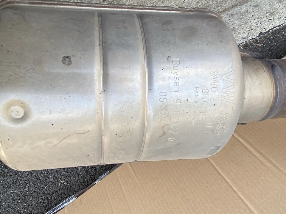 JUEGO DE TUBOS DE ESCAPE DELANTEROS FLEXIBLES OEM 18-23 AUDI S4 S5 B9 Foto 3 de 4