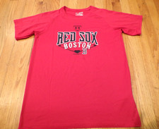 UNDER ARMOUR MLB BOSTON RED SOX PERFORMANCE RED T-SHIRT SIZE YOUTH XL