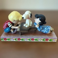 Jim Shore Snoopy Figure Schroeder & Lucy