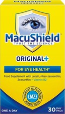MacuShield Original+ Capsules - 30 Day Pack, Eye Health Food Supplement