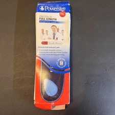 Powerstep ProTech Full Length Orthotic Insoles - Size K Mens 14-15, New