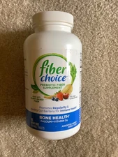Fiber Choice Prebiotic Fiber Supplement 90 Chewable Tablets Exp 11/2025