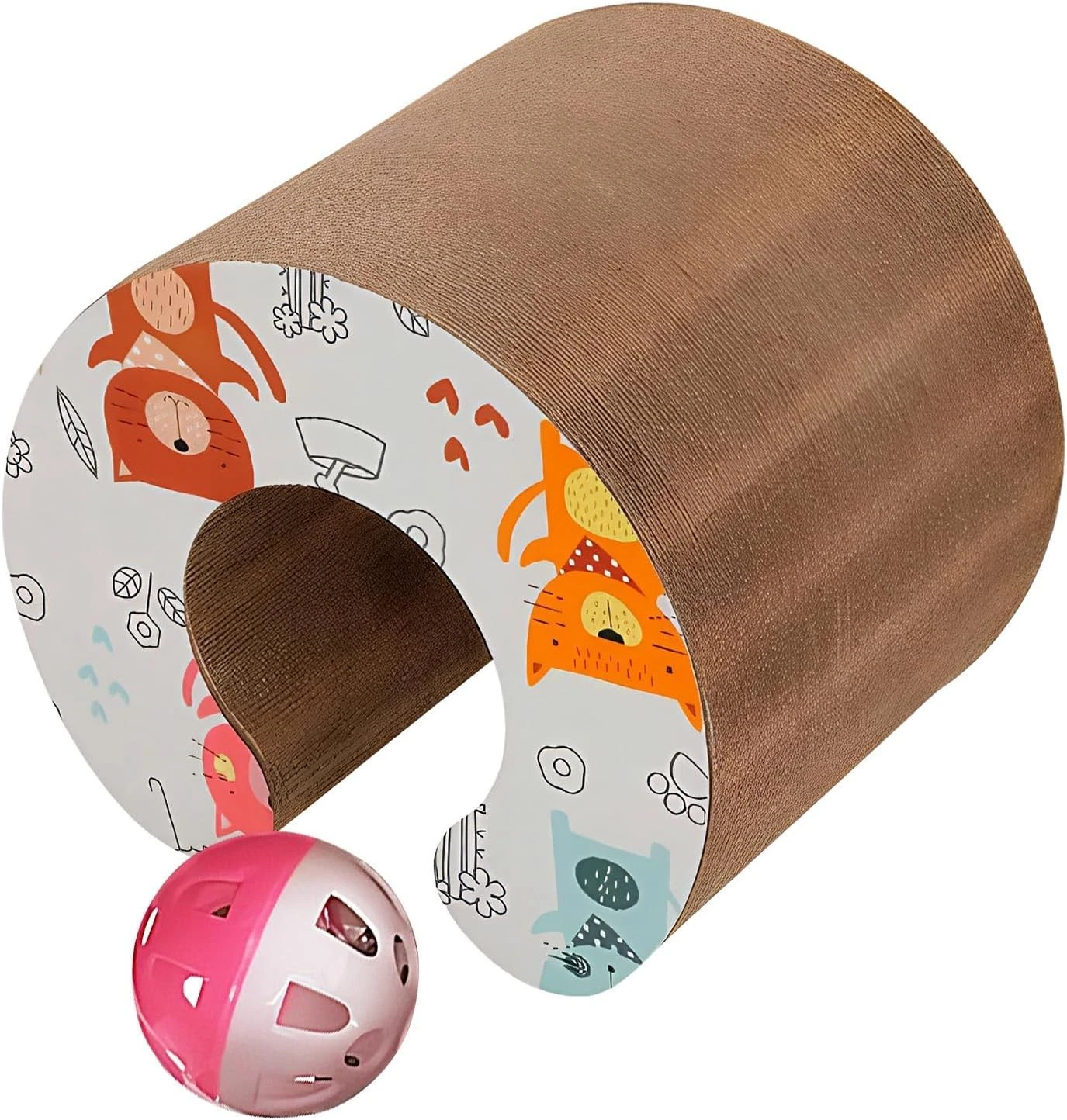 Cat Scratching Board - Magnetic Corrugated Paper Kitten Interactive Toy for Heal