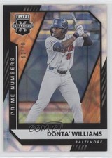 2021 Panini Elite Extra Edition Prime Numbers B 61/70 Donta' Williams #106 1b3