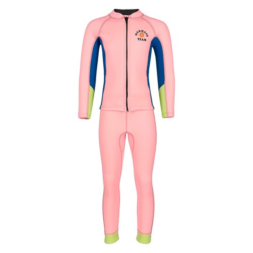 Girls Suit Holiday Set Rash Guard Outfit Beachwear Costume Diving Long Sleeves - Picture 7 of 33