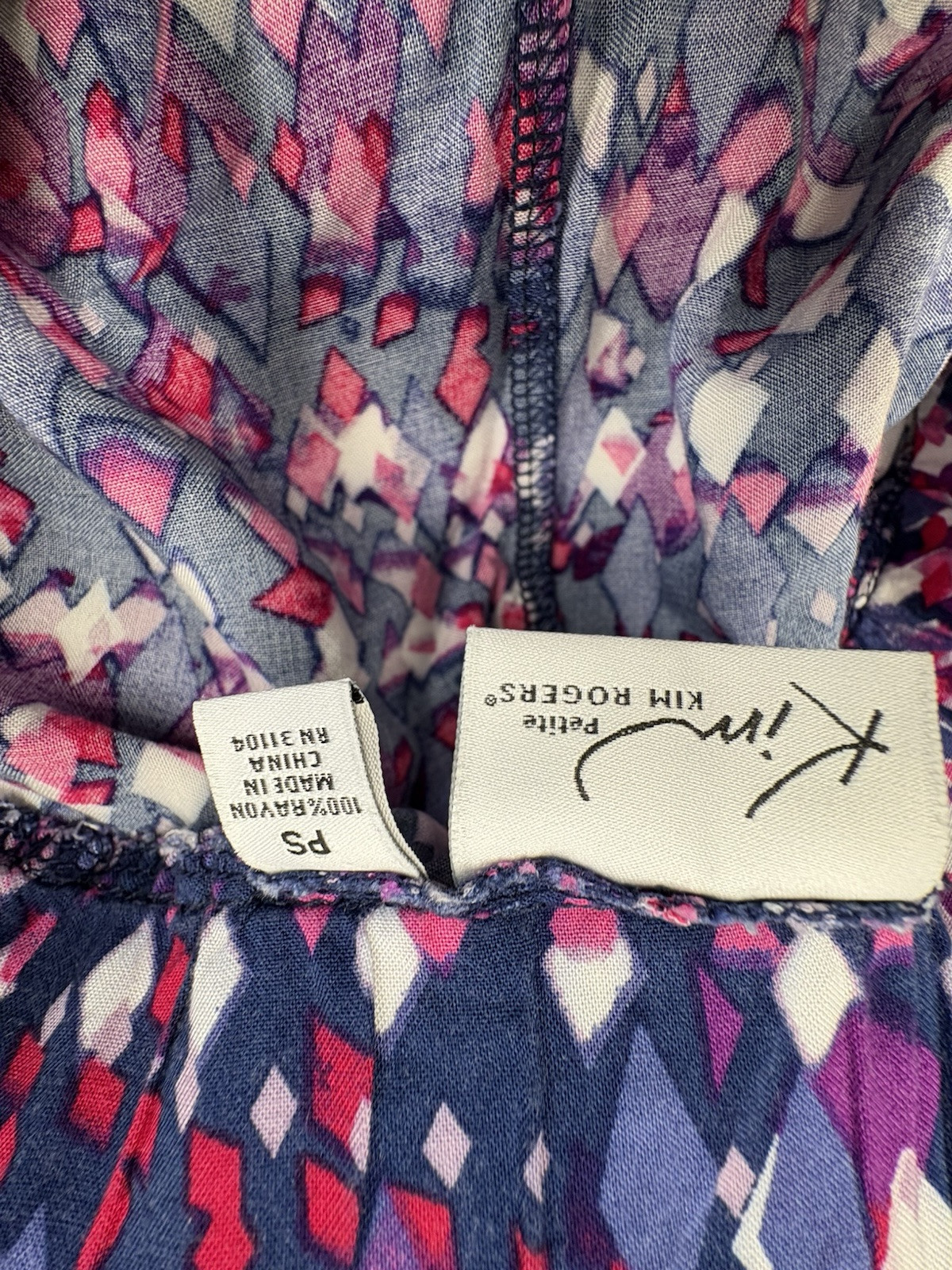 Kim Rogers - Multicolor Geometric Pattern Fun Cas… - image 3