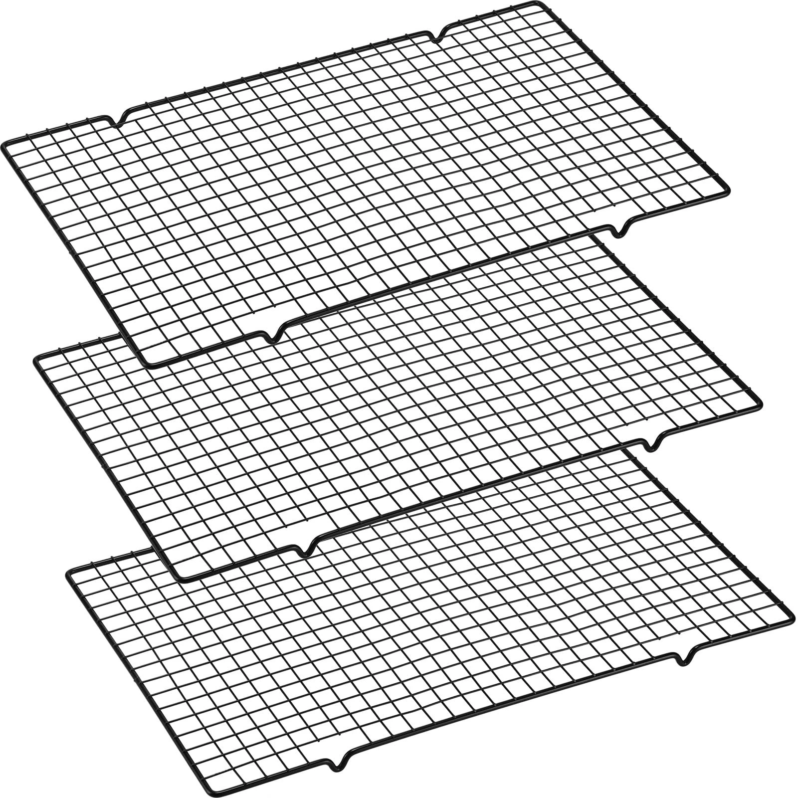 Harloon 3 Pieces Cooling Racks for Cooking and Baking Oven Safe Grid Wire Set...
Opens in a new wind