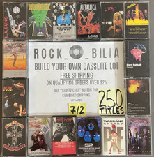 $1 and UP 80s 90s METAL Buy $25 get free ship...