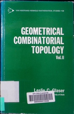 Geometrical combinatorial topology. Van Nostrand Reinhold mathematical s 2503089