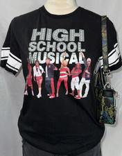 Disney HIGH SCHOOL MUSICAL Graphic Tee LARGE PRE OWNED Y2K