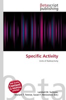 Lambert M. Surhone (U. A.) | Specific Activity | Taschenbuch | Englisch (2026)