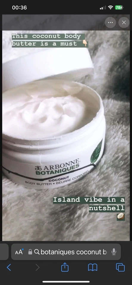 Arbonne Borman Iques 椰子油 8 盎司(227 毫升)密封全新无标签免运费 — 第 4/4 张图片
