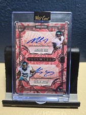2025 Michael Vick & LeSean McCoy 1/1 Dual Autograph Card By Wild Card 