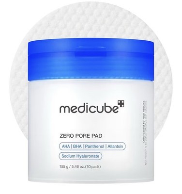 medicube Zero Pore Pad Dual-Action Toner Pads 155g (70) AHA BHA