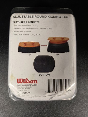 Wilson Adjustable Football Kicking Tee Block WTF991500 Kick Off Onside PAT - NEW - Picture 2 of 2