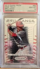 2012 Panini Prizm #B6 Mike Trout Angels PSA 10 GEM MINT RC Rookie Angels MVP 